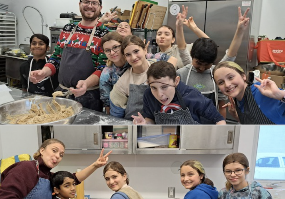 Un atelier de biscuits de noël dynamique