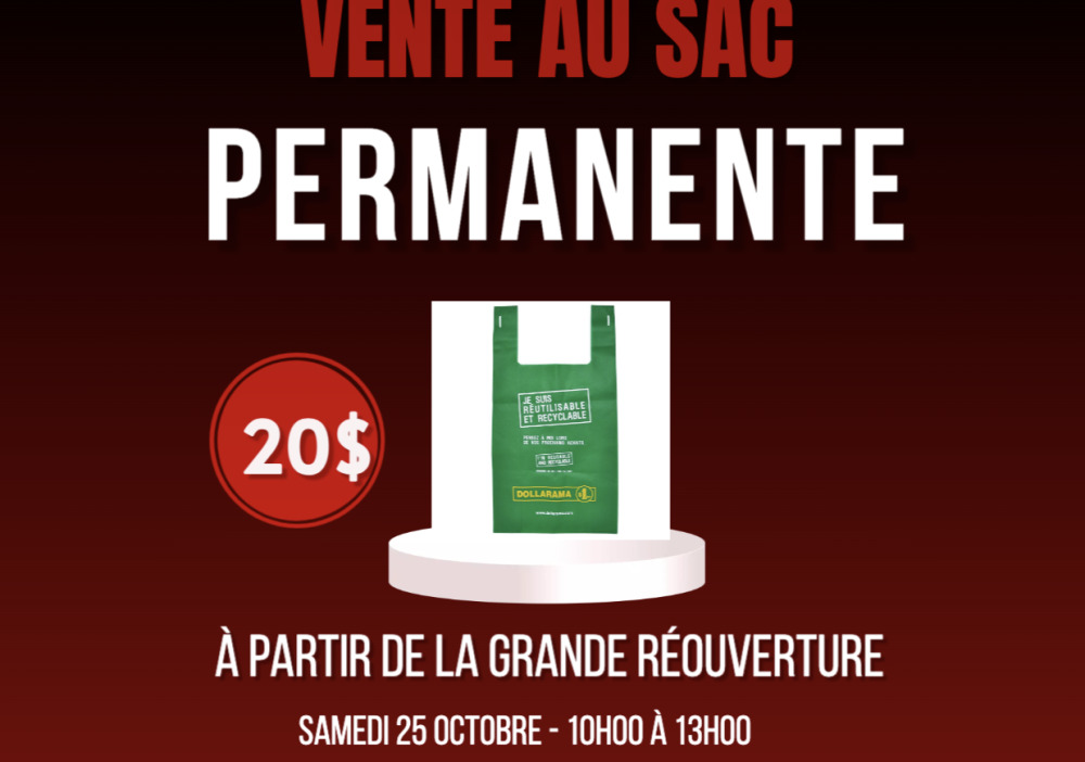 Réouverture de la friperie