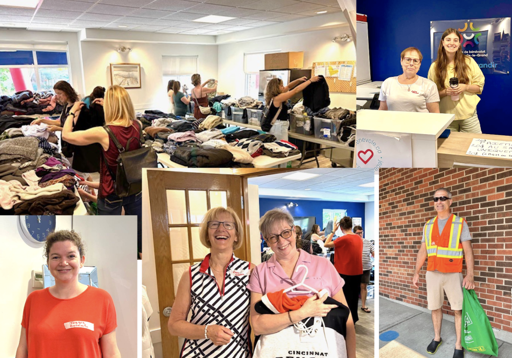 Retour sur la vente au sac de notre friperie